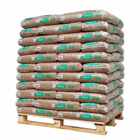 PELLET LIMOUZI – PALETE DE 66 SACOS DE 15 KG
