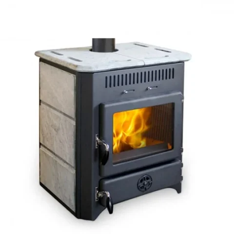 Salamandra a Lenha com Caldeira Thermo Vulcan de 18 kW